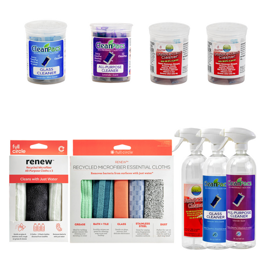12 Months of Home Cleaning Essentials w/ 60 Dissolving Eco Packs