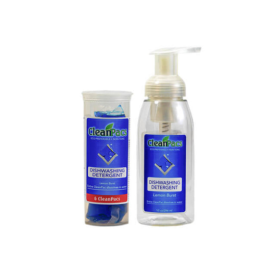 Foaming Dish Soap Kit / 6 Dissolving Eco Packs